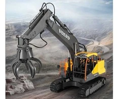 Jokomisiada Licencijuotas VOLVO ekskavatorius 1:16, valdomas nuotoliniu būdu, daug funkcijų RC0668