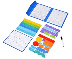 Jokomisiada Magnetic Fraction Learning Set Maths for Kids Fractions ZA6609