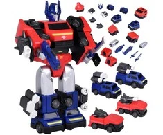 Jokomisiada Magnetic Transformer Robot Toy – large action figure – accessories ZA6009