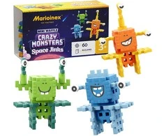 Marioinex Mini blokeliai Crazy Monsters Space Jinks space 60vnt ZA5490