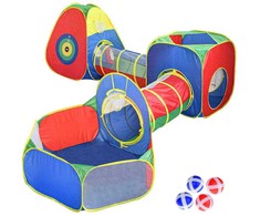 Jokomisiada Mega Play Center Set 5in1 Tunnel tent Tents with tunnels ZA4974