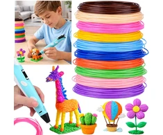 Jokomisiada Mega set of filamentas refills PCL for 3D pens 10 colors 50m ZA6148