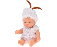 Jokomisiada Mini Baby Doll Sheep 11 cm Movable Arms, Legs and Head ZA6454