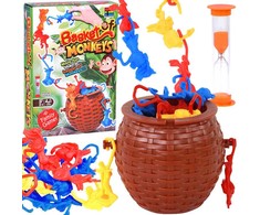 Jokomisiada Timed skill game MONKEY ROPE - falling monkeys from the basket GR0685