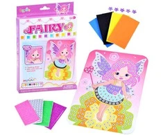 Jokomisiada Mozaika iškirpti lipdukas Fairy lipdukai ZA3274
