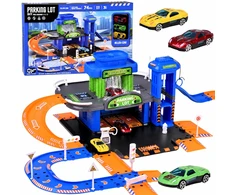 Jokomisiada Multi-storey car park 3 in 1: car wash, elevator, ramps, water discharge + 3 cars ZA6283