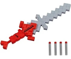 „Nerf Minecraft Heartstealer Sword“ + 4 smiginis Za 5123