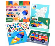 Jokomisiada Numerical mosaic - gluing by numbers VEHICLES 8 pictures ZA6629 B