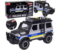 Jokomisiada Visureigis policijos automobilis su šviesos ir garso pavara ZA5410