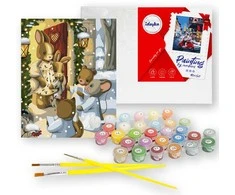 Ideyka Painting by numbers 40x50 cm KHO6551 Magic of Christmas carols AP0109