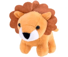 Jokomisiada Plush Safari LION mascot - Series: mini animals from the Zoo ZA4415 C