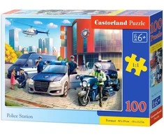 Castorland Dėlionė 100 vnt. - Policijos nuovada