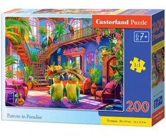 Castorland Dėlionė 200 vnt. - Papūgos rojuje