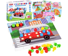 Dėlionė Jokomisiada Puzzle Button educational mosaic ZA4191