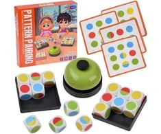 Dėlionė Jokomisiada Puzzle game for observation skills - recreating colorful patterns GR0761