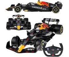 Jokomisiada Rastar RB18 F1 automobilio nuotolinio valdymo modelis „Raudona Bull Racing“ 1:12