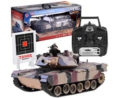 Jokomisiada REALISTINIS JAV TANKAS M1A2 ŠAUDYMAS + nuotolinio valdymo pultas RC0252MO
