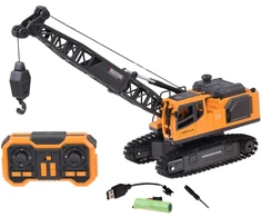 Jokomisiada Remote-controlled crane Movable arm with lowering rope + steam RC0793