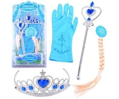 Jokomisiada Rinkinys princesės su pasakomis Crown Hair ZA3967
