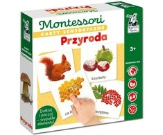 Edgard Nature Sensorinės kortelės. Gamtos 3+ Montessori kortelės su iliustracijomis KS1018
