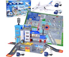 Jokomisiada Nustatyti Oro uosto Parking Plane Cars + Mat ZA5395