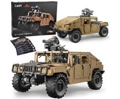Jokomisiada 3935 blokelių rinkinys Karinė transporto priemonė Humvee 1:8 judantys elementai ZA5252