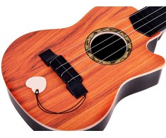 Jokomisiada Maža 4 stygų gitara vaikams, plunksninė IN0120