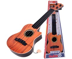 Jokomisiada Maža 4 stygų gitara vaikams, plunksninė IN0120