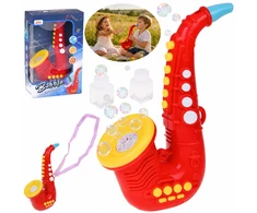 Jokomisiada Soap bubbles - SAXOPHONE bubble machine Sound + light ZA6154 CZ