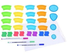 Jokomisiada Spirograph Set educational toy spirals Drawing aid TA0080