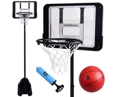 Jokomisiada Standing basketball backboard basket stand adjustable 2.7m ball SP0818