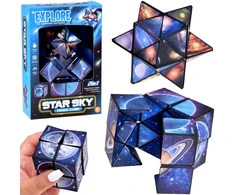 Dėlionė Jokomisiada Star Sky 2-in-1 Transforming Magic Cube and Star Puzzle ZA6312