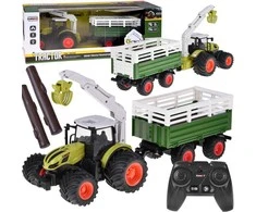 Jokomisiada Sterowany traktorius pilotui su riaumojančiu garsu ir dryžuotu bale RC0719