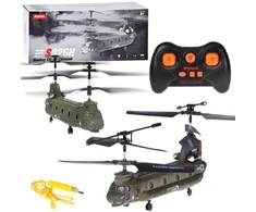 Jokomisiada Syma S026H Chinook Remote Control Helicopter with GYRO Stabilization RC0714