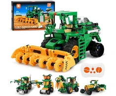 Jokomisiada Technical blocks 5 in 1 AGRICULTURAL MACHINERY remote-controlled ZA6376