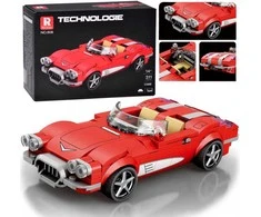 Jokomisiada Techniniai blokeliai Retro automobilis Raudonas CABRIOLET iš 1950-ųjų 311 dalių ZA5790