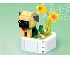 Jokomisiada Technical blocks Series: dogs on a base German Shepherd 183pcs ZA6620 C