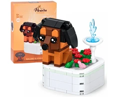 Jokomisiada Technical blocks Series: dogs on a base Dachshund 176pcs ZA6620 E