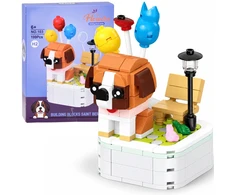 Jokomisiada Technical blocks Series: dogs on a base Bernardyn 199pcs ZA6620 D
