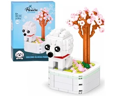 Jokomisiada Technical blocks Series: dogs on a base Poodle 217ele ZA6620 D