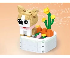 Jokomisiada Technical blocks Series: dogs on a base Shiba Inu 210ele ZA6620 H
