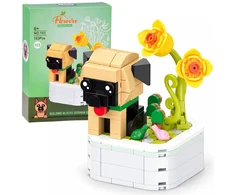 Jokomisiada Technical blocks Series: dogs on a base German Shepherd 183pcs ZA6620 C