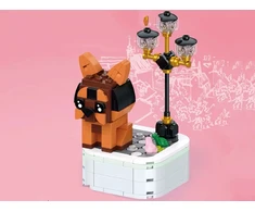 Jokomisiada Technical blocks Series: dogs on the base Bullmastiff 199ele ZA6620 G