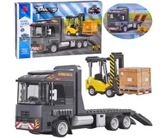 Jokomisiada Technical blocks VEHICLES 1:42 - Truck with trailer and forklift 404ele ZA5722