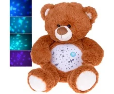 Jokomisiada Teddy bear star projector with lullabies and sleep lamp ZA5713