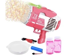 Jokomisiada „Toy Bazooka“ pistoletas, skirtas išleisti muilo burbulus ZA4417