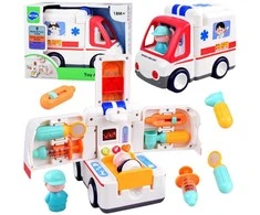 Hola Žaislų automobilio greitosios medicinos pagalbos interaktyvus pacientas ZA4540