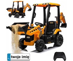 Jokomisiada Tractor Excavator Baterija Charger Large 4in1 Construction Vehicle PA0312