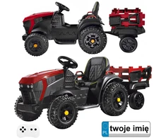 Jokomisiada Tractor for a battery for children + trailer PA0240