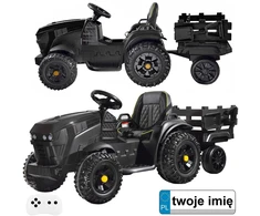 Jokomisiada Tractor for a battery for children + trailer PA0240